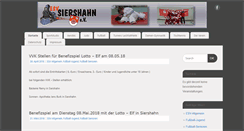 Desktop Screenshot of esvsiershahn.de