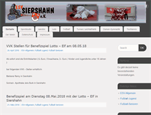 Tablet Screenshot of esvsiershahn.de